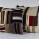 Set of 2 vintage kilim cushion covers 51x51 cm