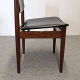 Set of 4 teak chairs by Finn Juhl for France & Son, Denmark 1960.