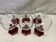 Set of 6 vintage wine glasses