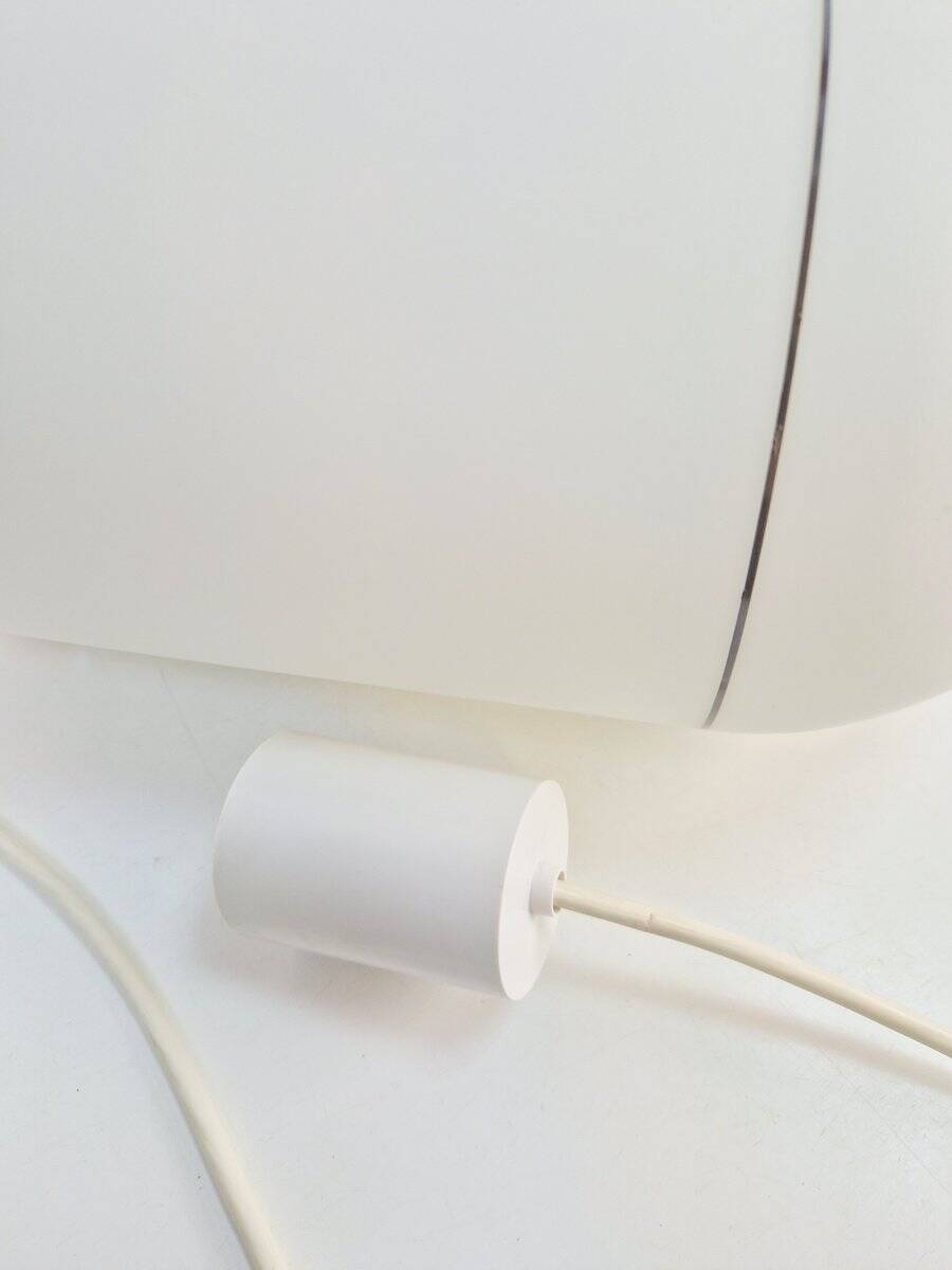Vintage Pill Pendant Lamp in Milk Glass from Peill & Putzler, Germany, 1960s
