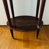 Pedestal table on marble