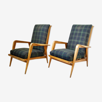 Pair of SK140 armchairs by Etienne-Henri Martin Steiner