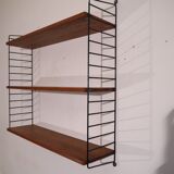 Scandinavian vintage String shelf, Sweden, 1960