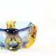 Vintage art glass bowl by Frantisek Zemek, Skrdlovice, Czechoslovakia 1960s