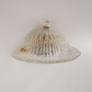 Wall lamp, Murano glass, Italian design, 1970s, manufacture: Italy