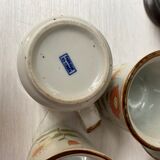 5 mugs vintage