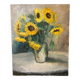 Peinture sur panneau bois : nature morte