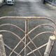 Pair of rustic natural wood armchairs