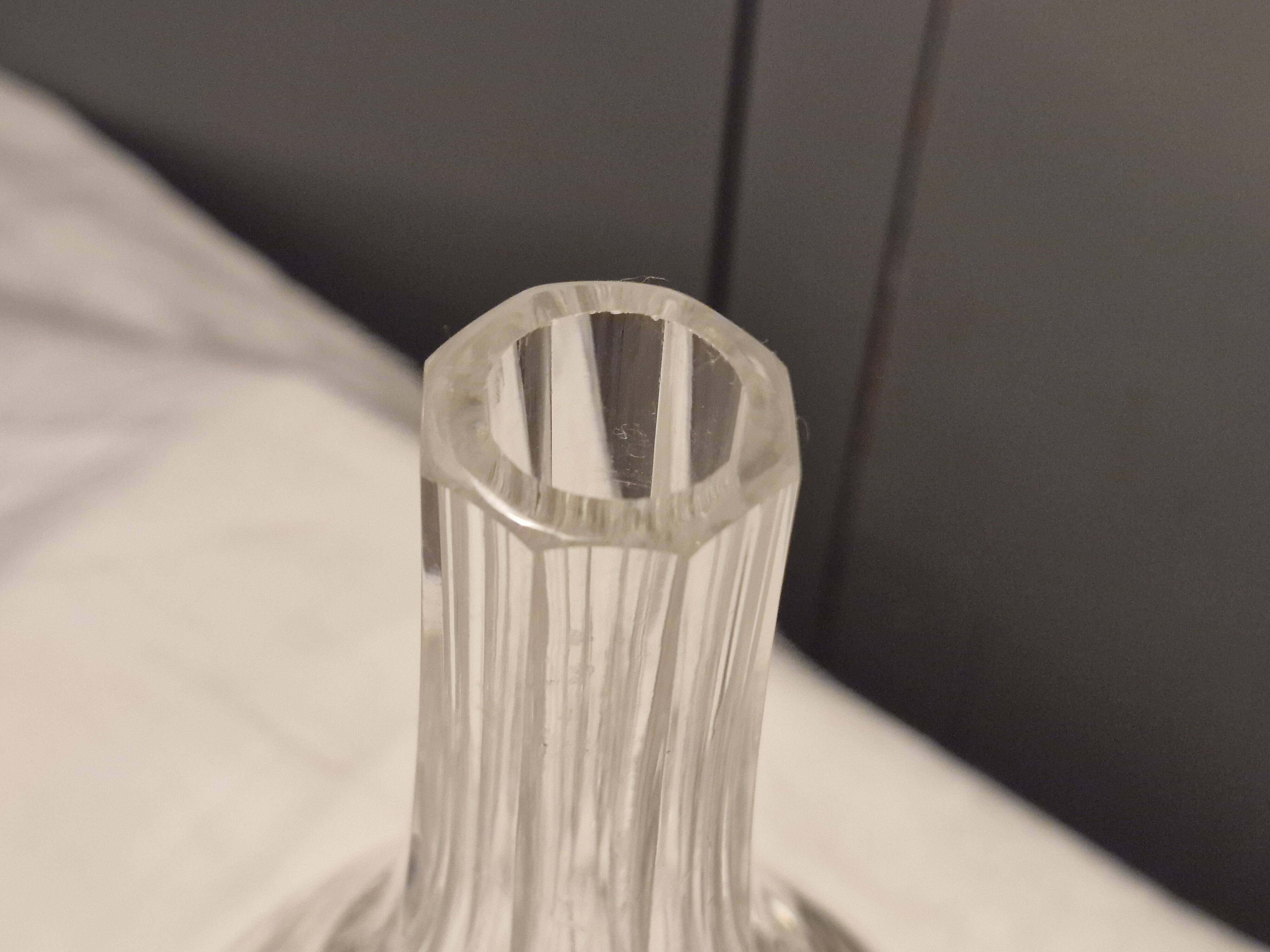 Saint Louis - Stamped soliflore vase - cut crystal - Height 22 cm