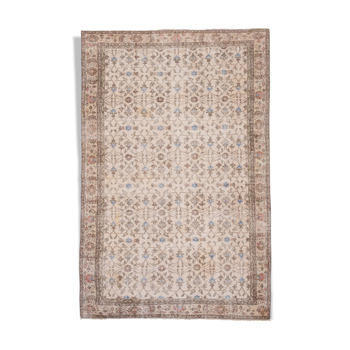 Turkish Oushak rug, 1970s - 212x321cm