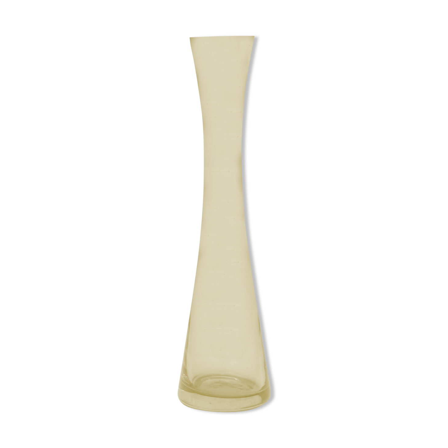 Olive green soliflore vase