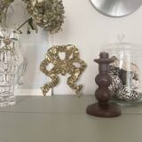 Gold brass knot wall hook