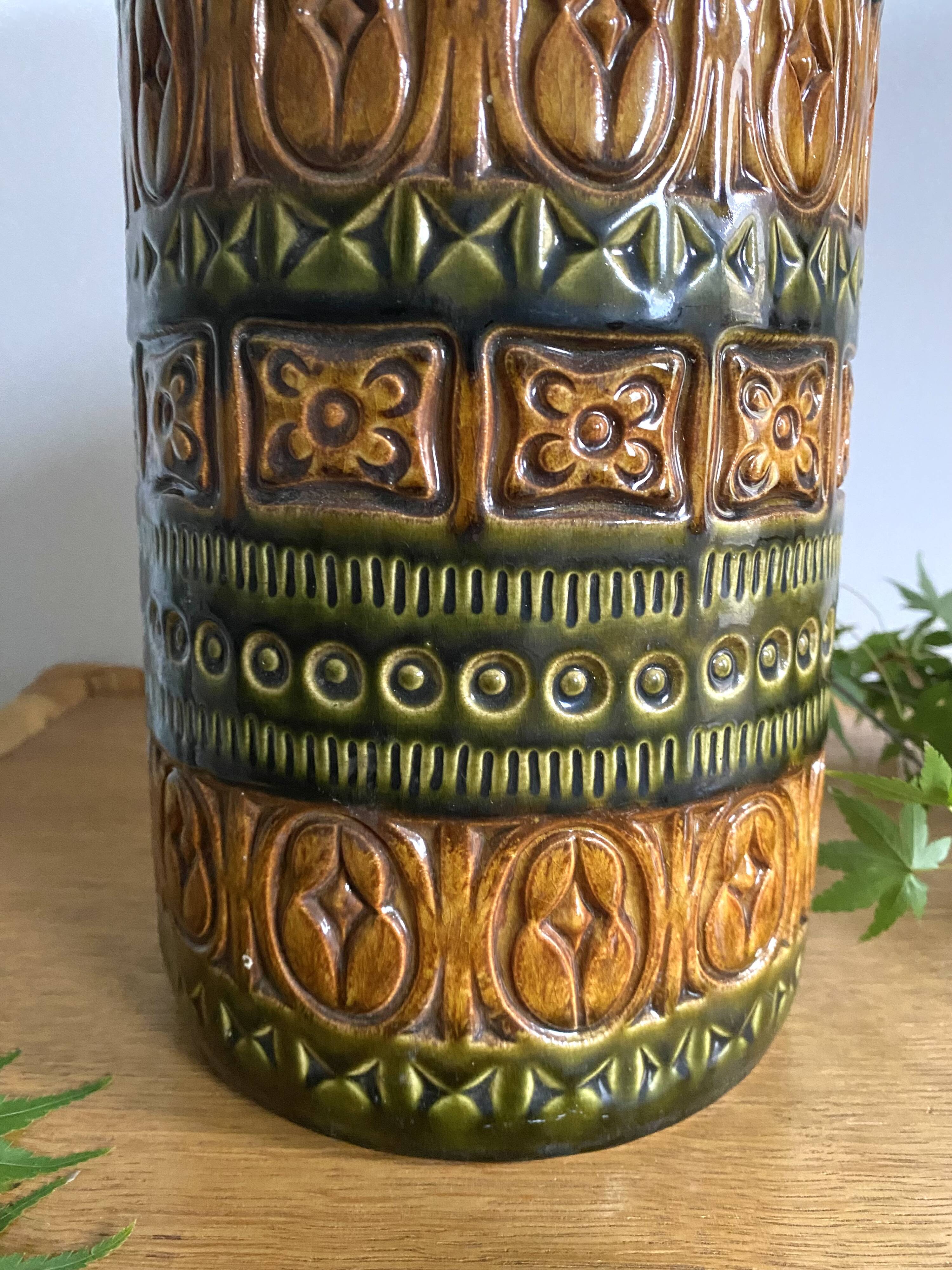 Pair of West Germany vases 40 cm, 1970s