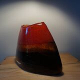Vase contemporain en verre soufflé