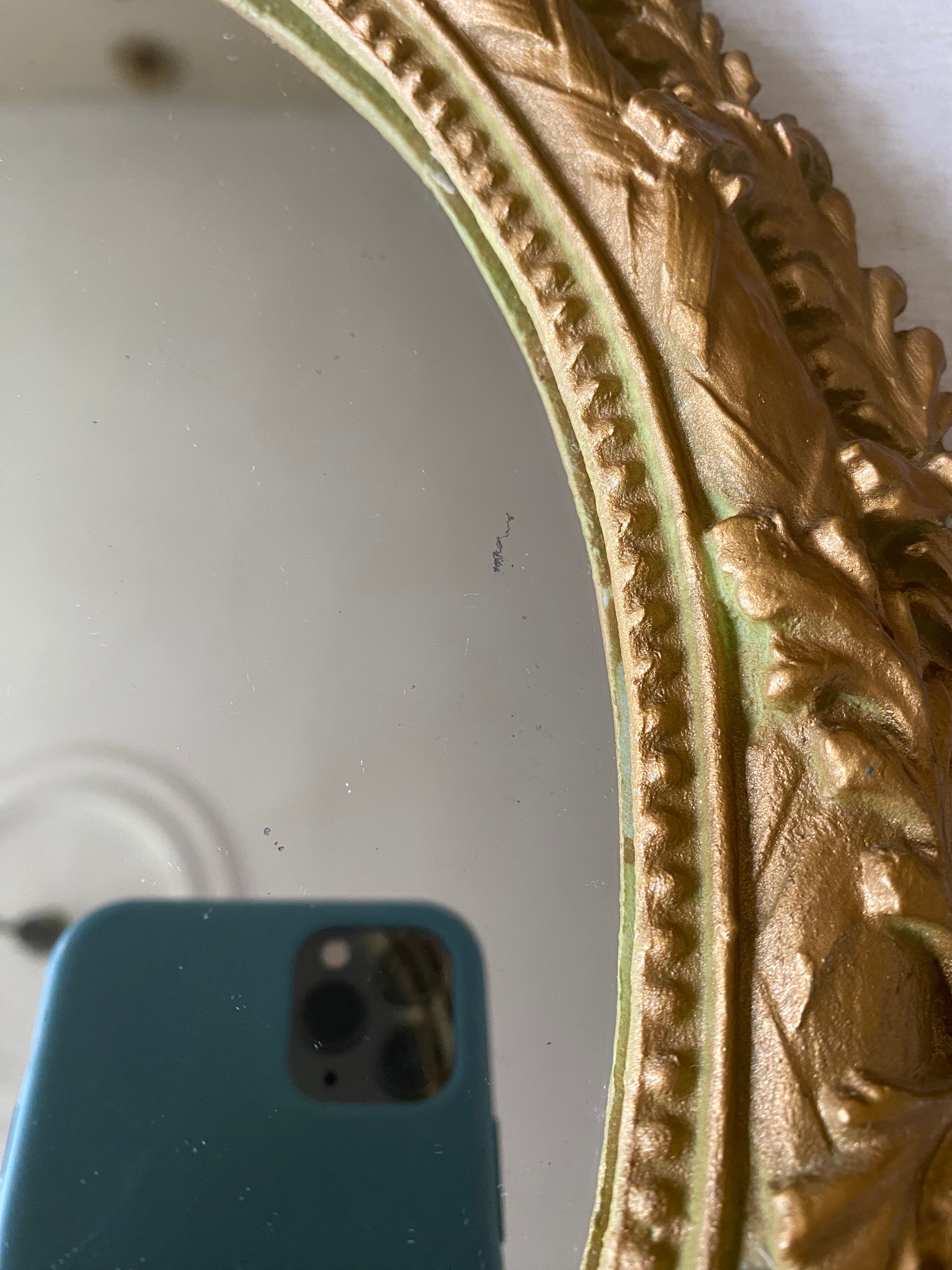 Gilded plaster frame