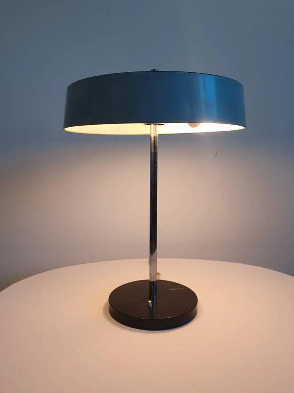 Modernist table lamp attributed to L. Kalff for Philips (circa 1960)