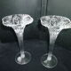 Pair of arques crystal candlesticks Vincennes model