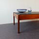 Vintage coffee table with stone tray