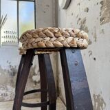 Paire de tabourets corde