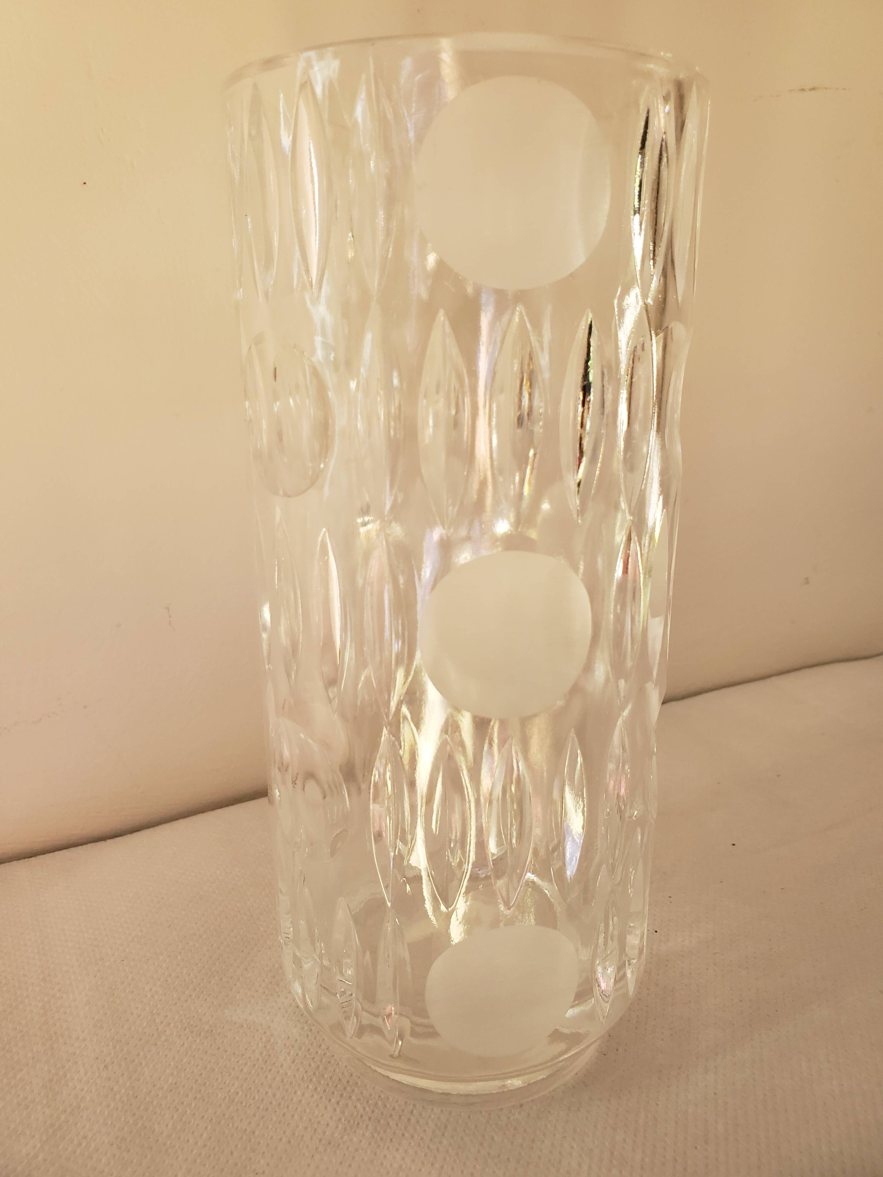 Modernist cylindrical vase