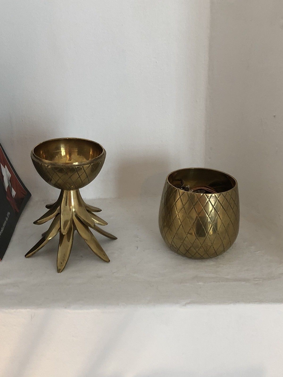 Pineapple brass decorative years 60