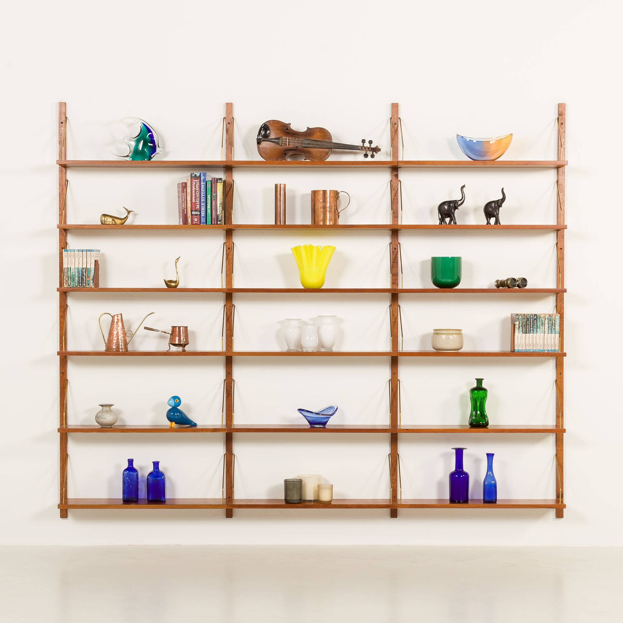 Danish teak shelving unit attr. to PS System, Randers, Denmark, 1960s