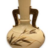 Vase en forme de boule aplatie circa 1900 G.d Et Cie à Limoges