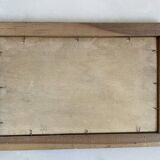 Wood marquetry table