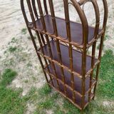 Art deco bamboo shelf