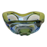 Vide poche coupe bicolore Murano