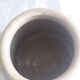 Light grey sandstone pot
