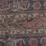 Vintage Turkish rug from Oushak, handwoven 66x730 cm