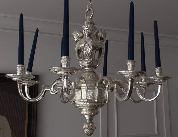 Chandelier en argent