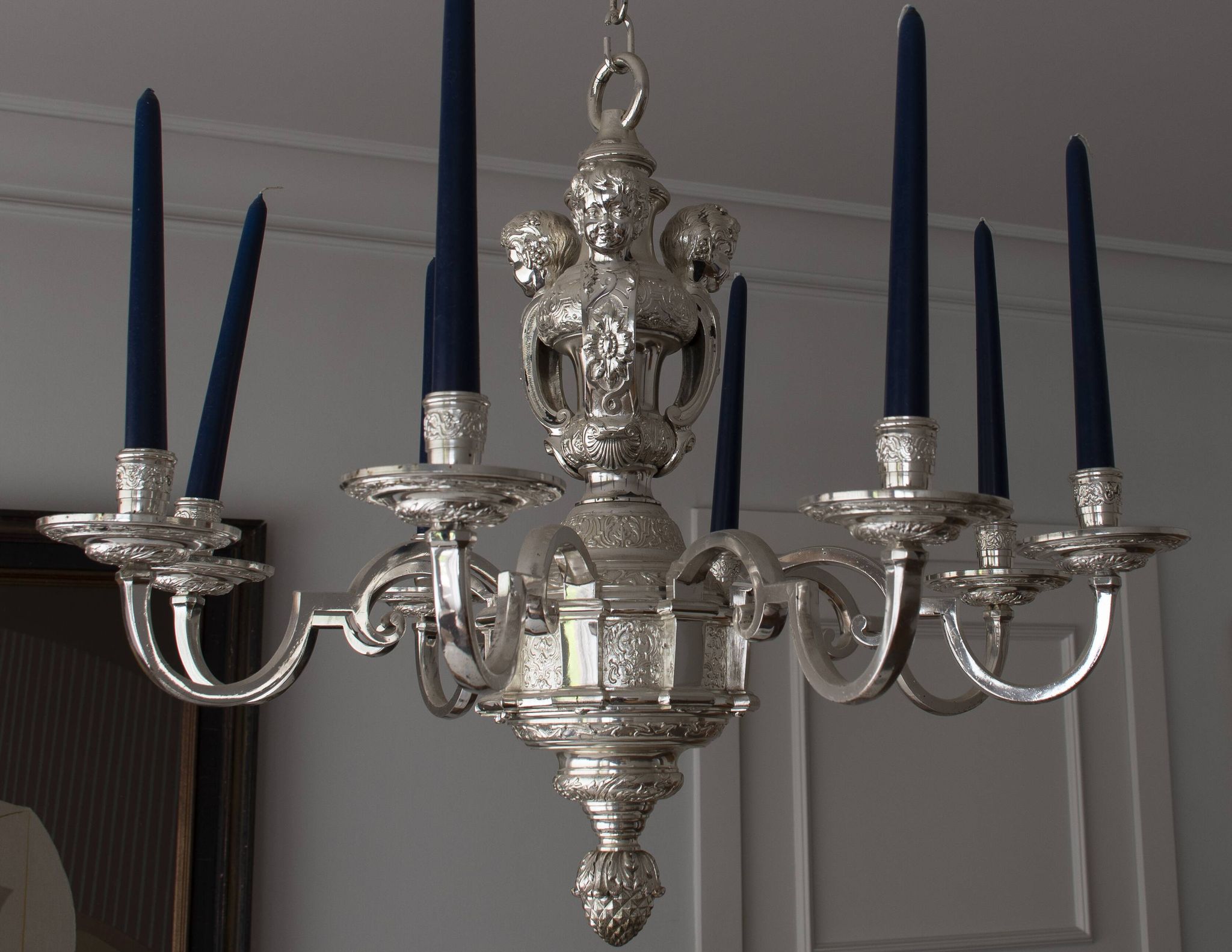 Chandelier en argent