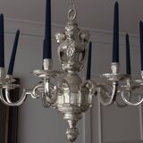 Silver chandelier