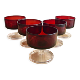 BP Red Luminarc Cups