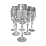 Coffret 6 flûtes champagne en cristal de lorraine