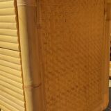 Homemade bamboo desk