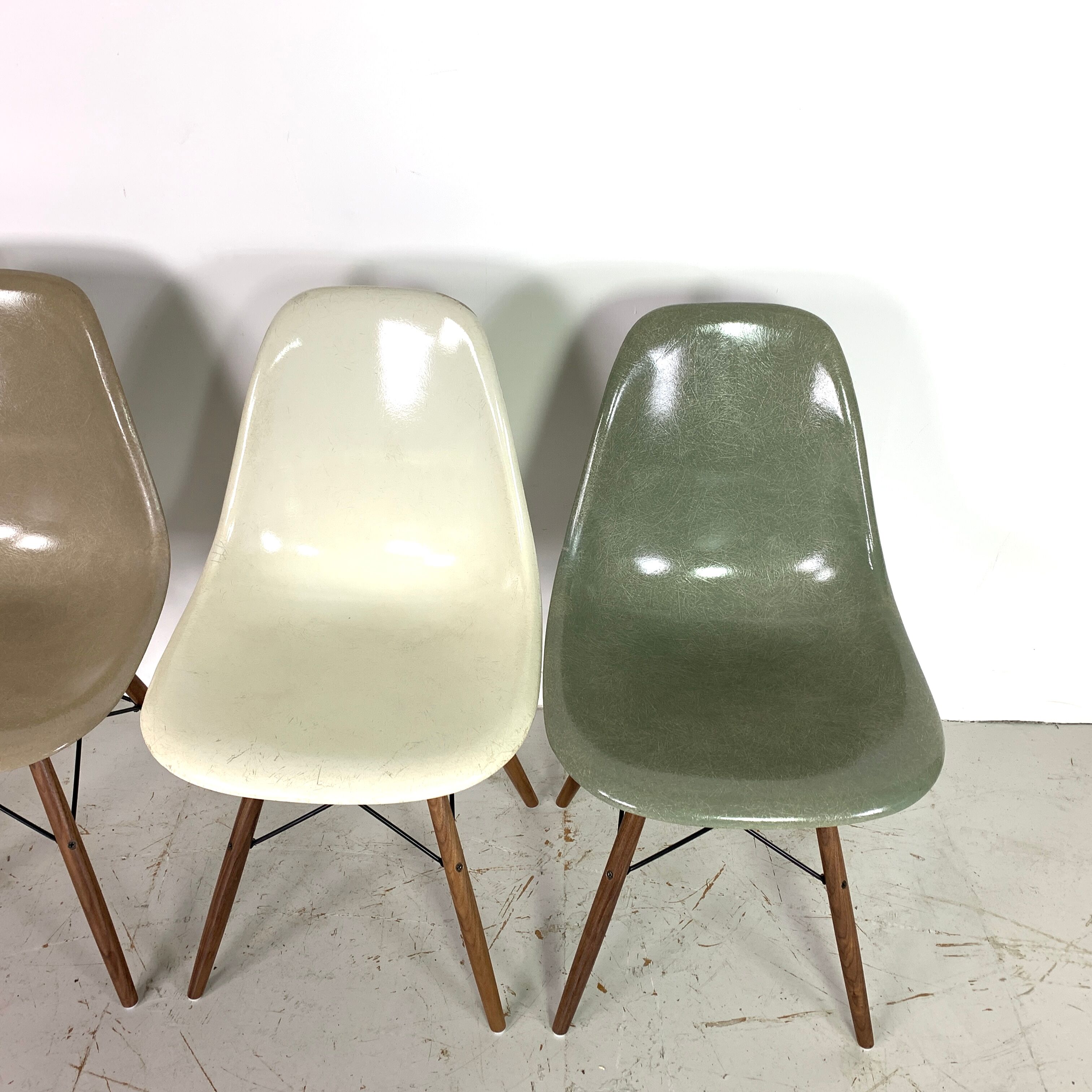 DSW side chairs by Charles & Ray Eames for Herman Miller  1960