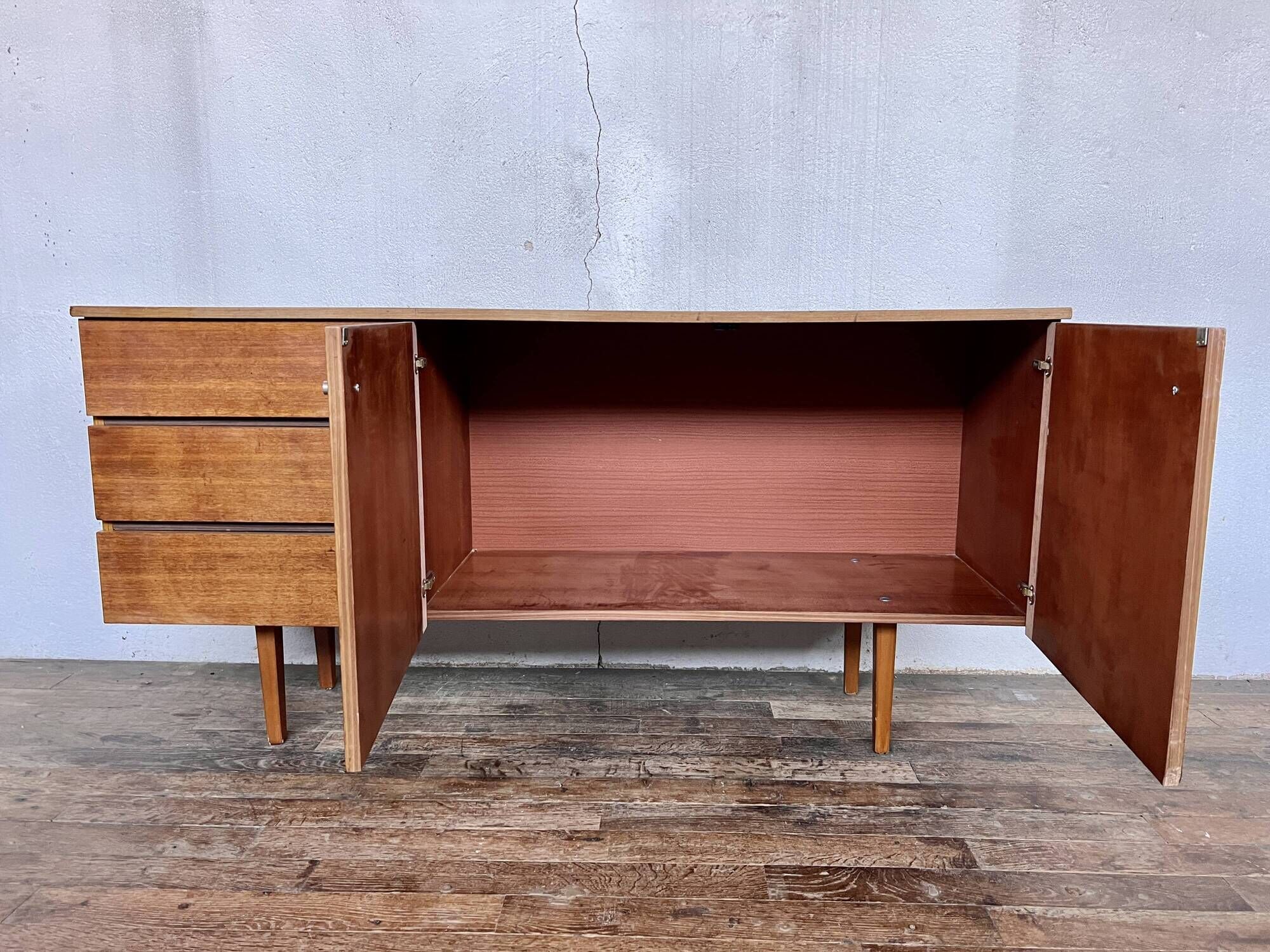 VINTAGE ENFILADE BAHUT TV STAND HIFI LEGRAND SCANDINAVE 1950
