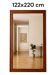 Large panoramic mirror 122x220cm