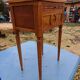Nightstand 2 drawers walnut oak and burl walnut