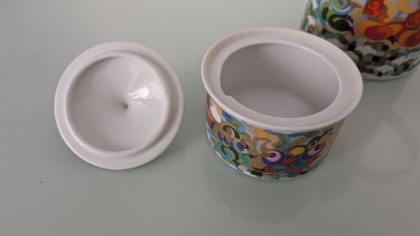 Cafetière ou théière, sucrier et pot à lait Petruschka Rosenthal