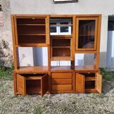 buffet living dresser 70s elm deco chalet Maison Regain