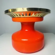 Table lamp in glass B-124 by Hans-Agne Jakobsson for Markaryd Ab, Sweden, 1960s.