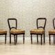 Vintage Mahogany Chairs, 1930s, Set of 4