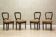 Vintage Mahogany Chairs, 1930s, Set of 4