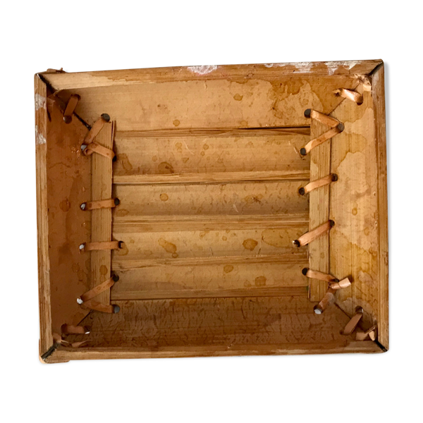 Corbeille en bambou vintage