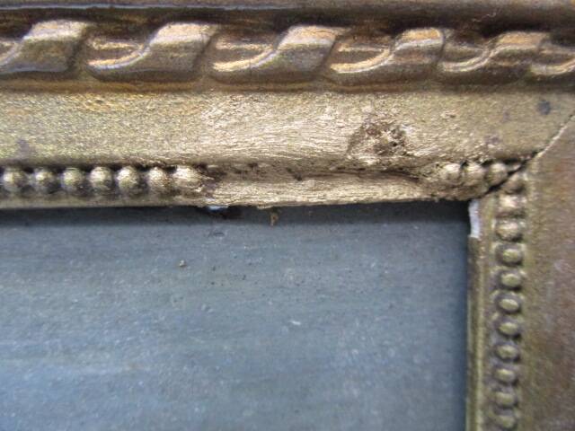 Old oil on panel - seaside landscape