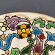 Decorative plate, made in spain floral, signed jose royo vilar, spain